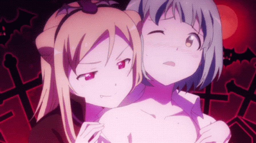 Anime Cute Bite GIF