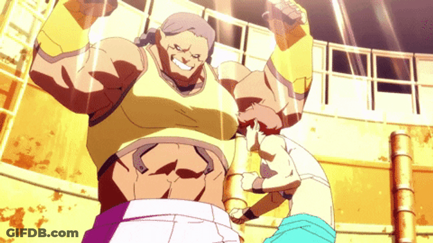 Anime Cyber Punk Edgerunner Punch GIF