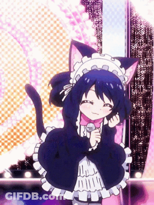 Anime Dance Cat Girl Maid GIF