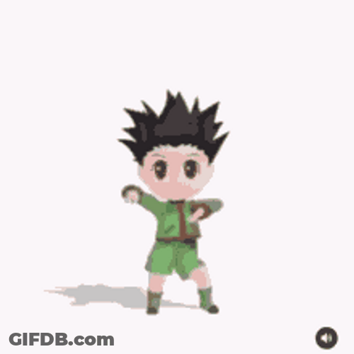 Anime Dance Hunter X Hunter Gon GIF