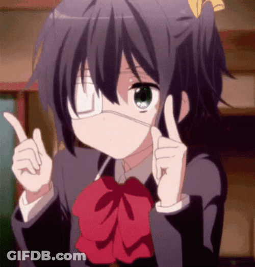 Anime Dance Rikka Takanashi GIF