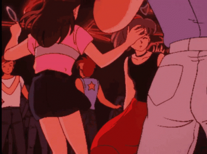 Anime Dancing Madoka Kimagure Orange Road GIF