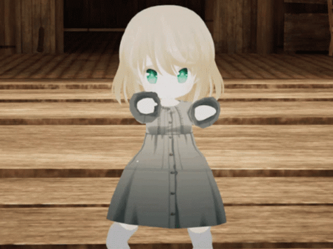 Anime Dancing Tanya Degurechaff Youjo Senki GIF