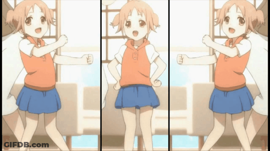 Anime Dancing Tari Konatsu Miyamoto GIF