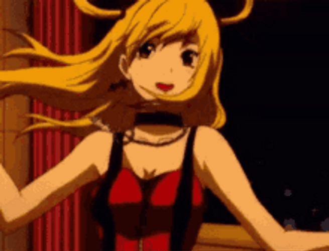 Anime Death Note Cheerful Misa Amane GIF