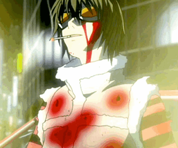 Anime Death Note Matt Smoking GIF