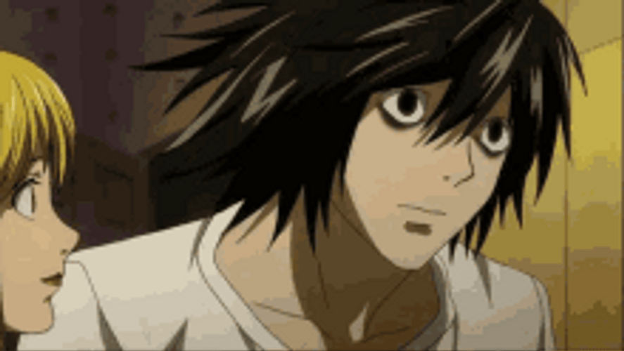 Anime Death Note Misa Amane Kissing GIF