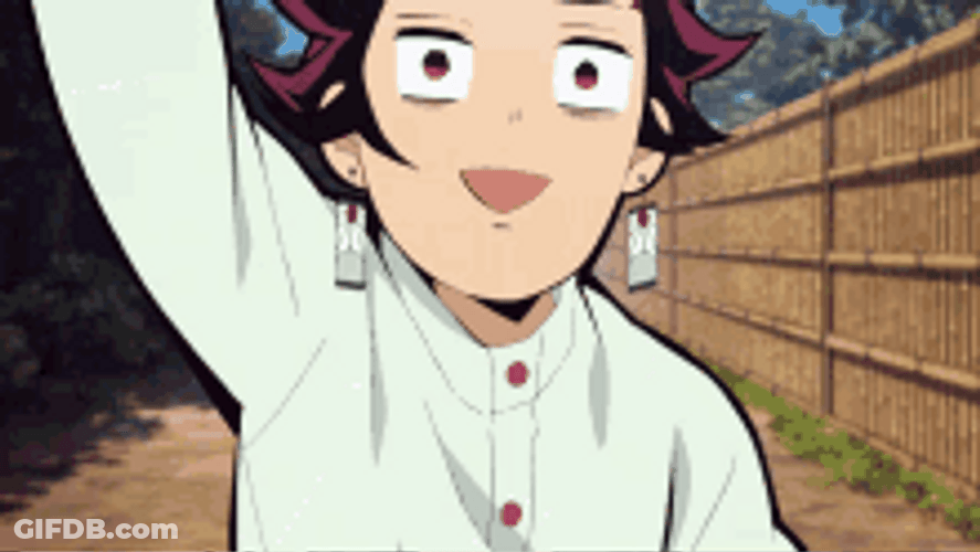 Anime Demon Slayer Kamado Tanjiro Realization GIF