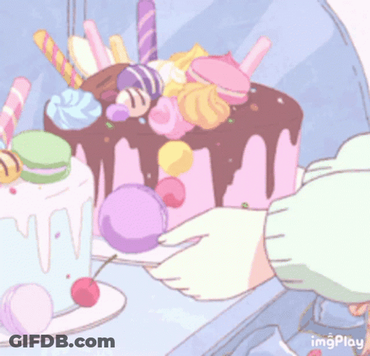 Anime Discord Pfp Anime Birthday Cake GIF