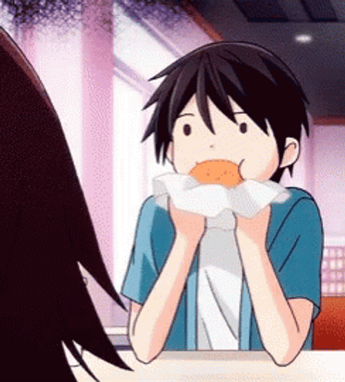 Anime Eating Shinnosuke Toudou Junjou Romantica GIF