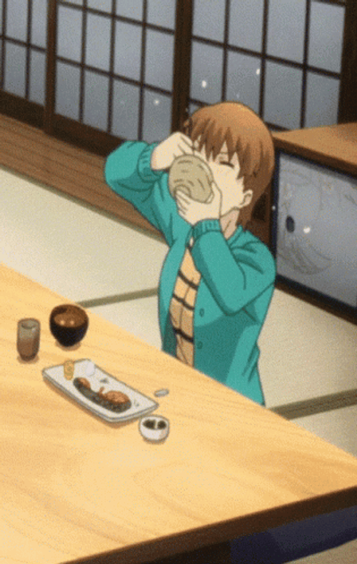 Anime Eating Taiga Fujimura Fate Zero GIF