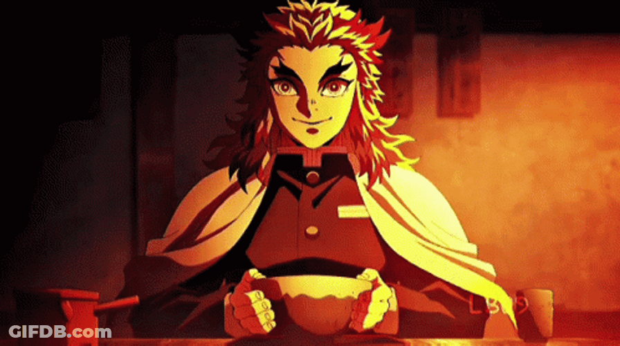 Anime Edit Kyojuro Rengoku GIF