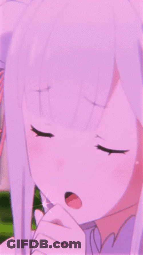 Anime Edit Re Zero Emilia GIF