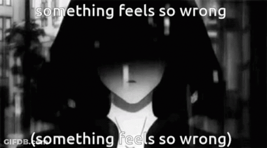 Anime Emo Feels So Wrong GIF