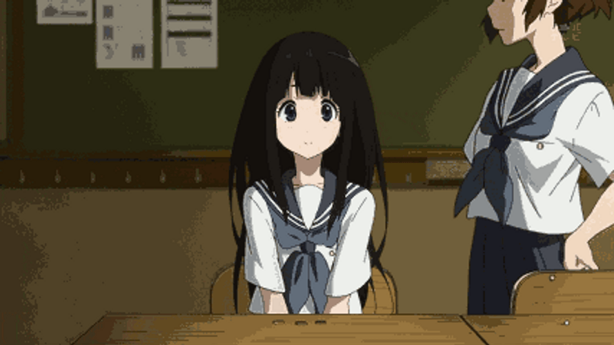 Anime Eru Chitanda GIF
