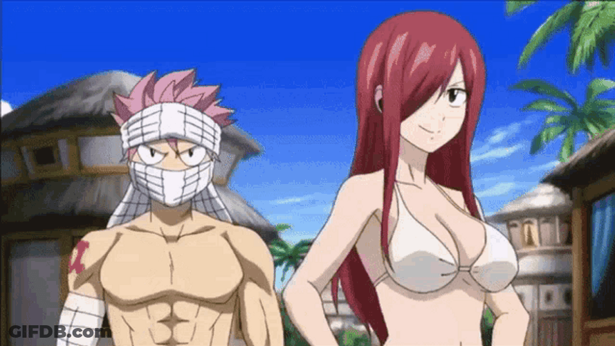 Anime Fairy Tail Erza Scarlet Thumbs Up GIF