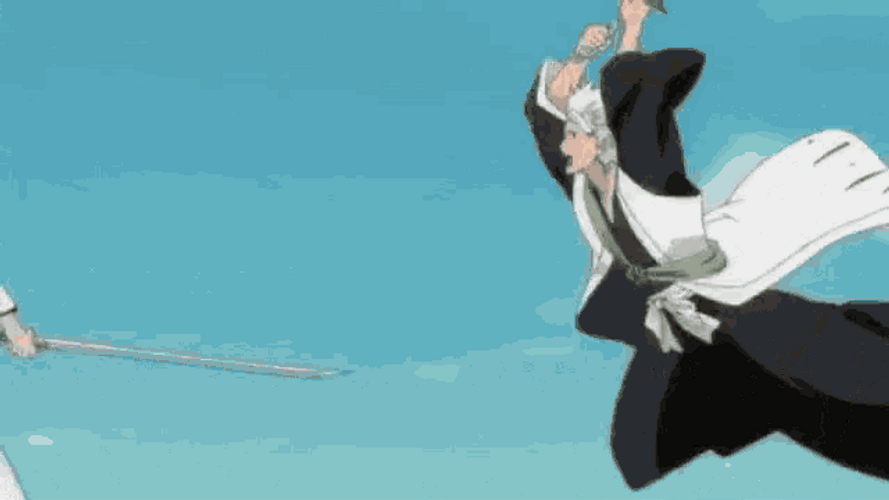 Anime Fight Sosuke Aizen GIF