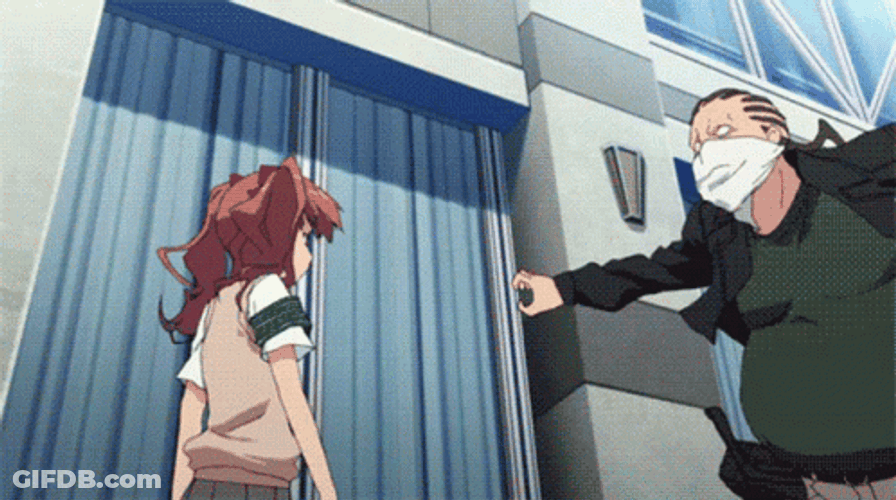Anime Fighting Kuroko Shirai GIF