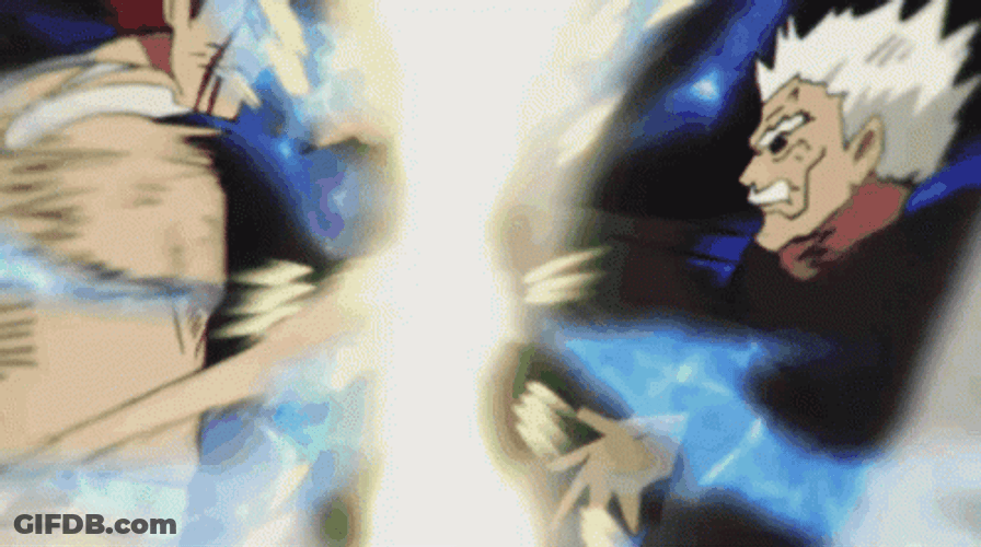 Anime Fighting One Punch Man GIF