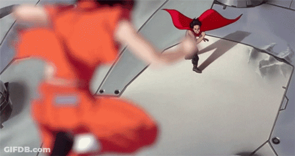 Anime Fights Akira Ferocious Battle GIF