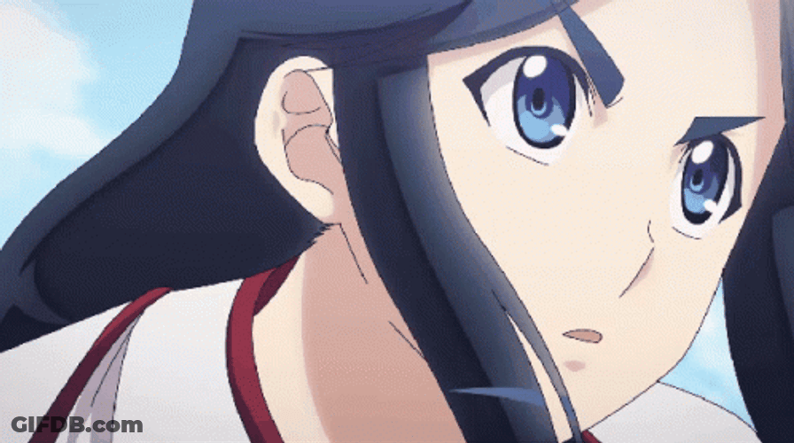 Anime Fights Kukuri Unleashing Ice Sword GIF