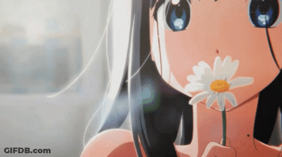 Anime Flower GIF