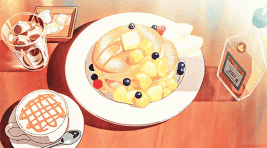 Anime Food Photography GIF