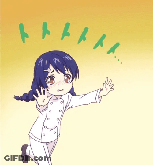 Anime Food Wars Cute Crying Megumi Tadokoro GIF
