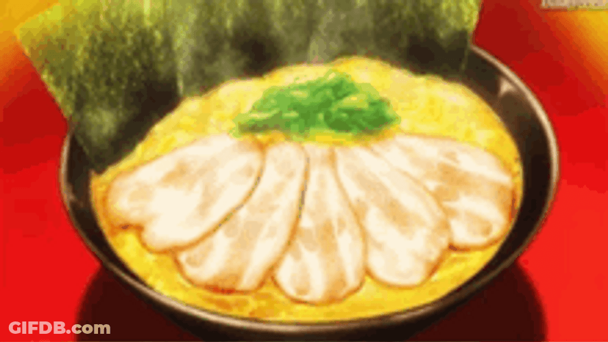 Anime Food Wars Ramen Nori Pork Belly GIF