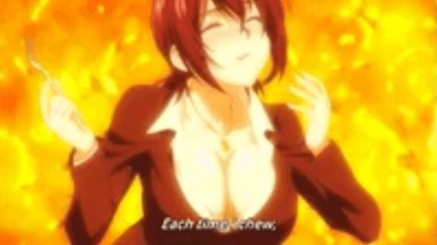 Anime Food Wars Roasted Bacon Yaeko Minegasaki GIF