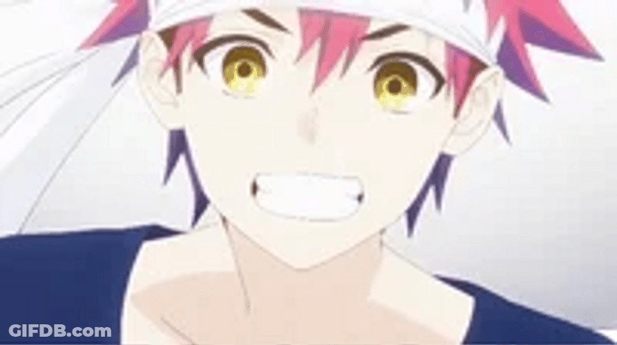 Anime Food Wars Sōma Yukihira Cooking Presentation GIF