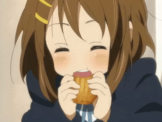 Anime Food Yui Hirasawa GIF