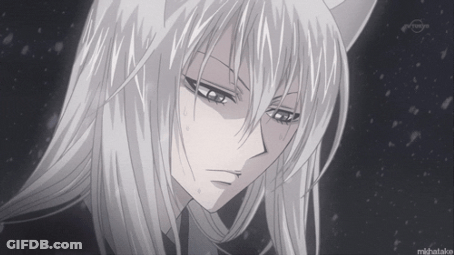 Anime Fox Yokai Tomoe Kamisama Freezing In Snow GIF