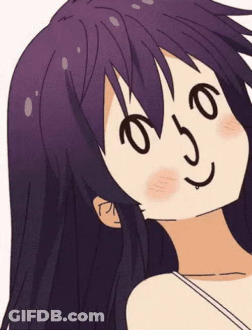 Anime Funny Eyebrow Raise GIF