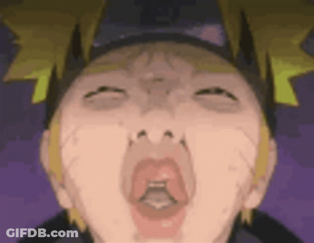 Anime Funny Naruto Face GIF