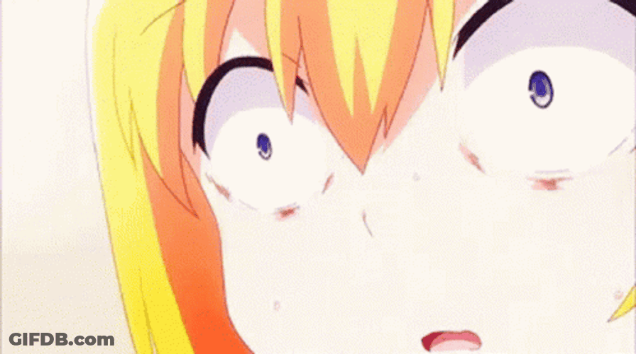 Anime Gabriel Dropout Fear Stare GIF