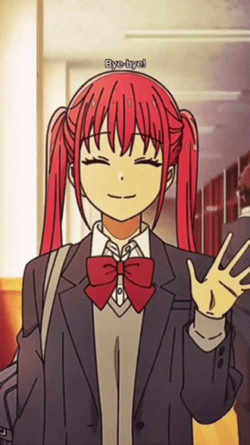 Anime Girl Bye GIF