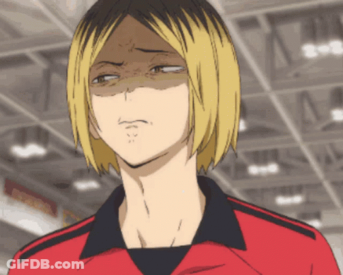 Anime Girl Close Up With Ponytail And Serious Look GIF