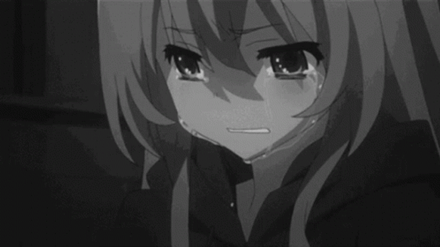 Anime Girl Crying In Pain GIF