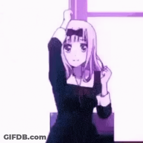 Anime Girl Dancing Chika Fujiwara GIF