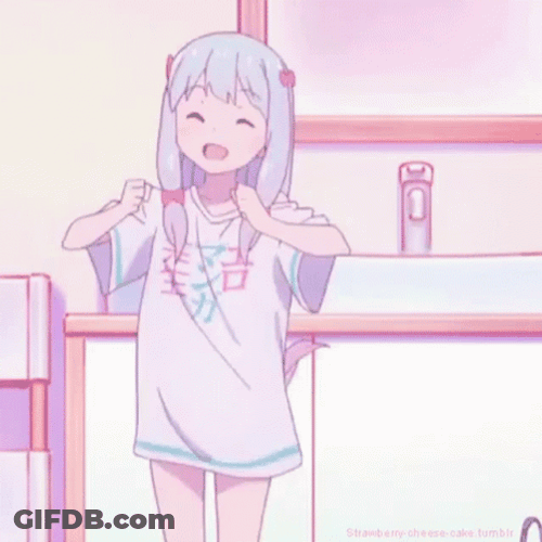 Anime Girl Dancing Izumi Sagiri GIF