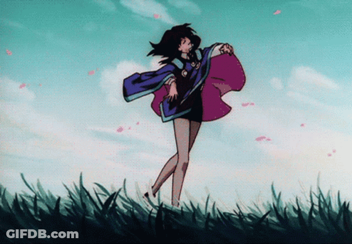 Anime Girl Dancing Sakura GIF