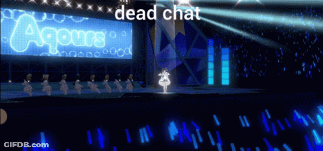 Anime Girl Dead Chat Performance GIF