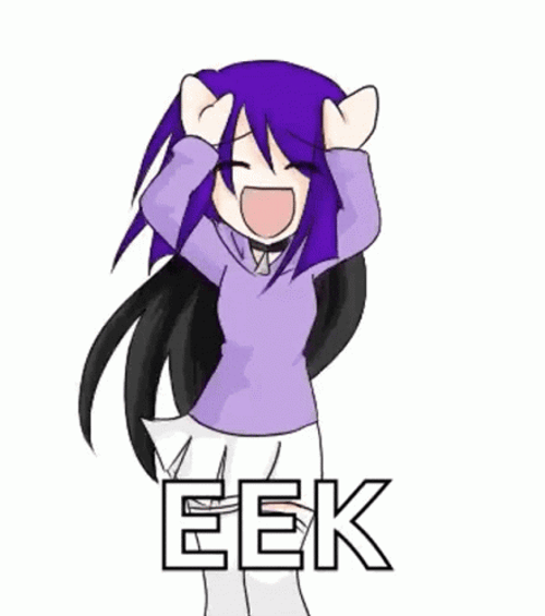 Anime Girl Eek Dance GIF