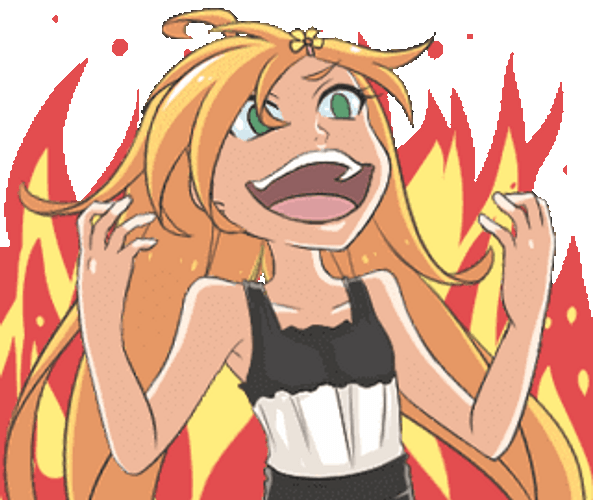 Anime Girl Evil Laugh Muahahaha GIF