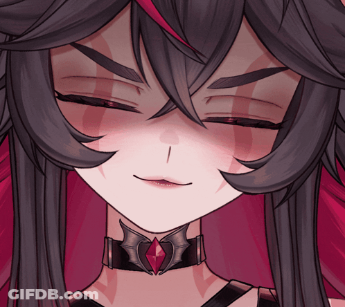 Anime Girl Eyes Closed GIF