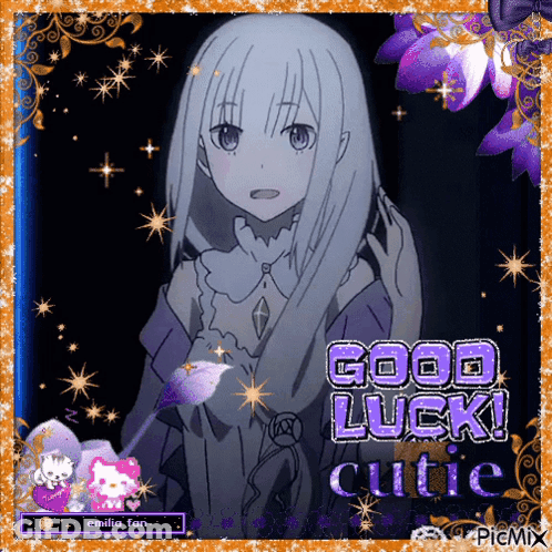 Anime Girl Good Luck Cutie GIF
