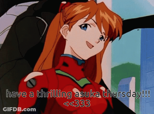 Anime Girl Have A Thrilling Asuka Thursday GIF