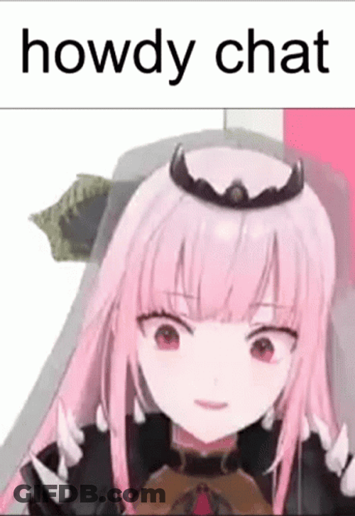 Anime Girl Howdy Chat GIF
