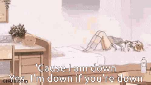 Anime Girl Kicking GIF